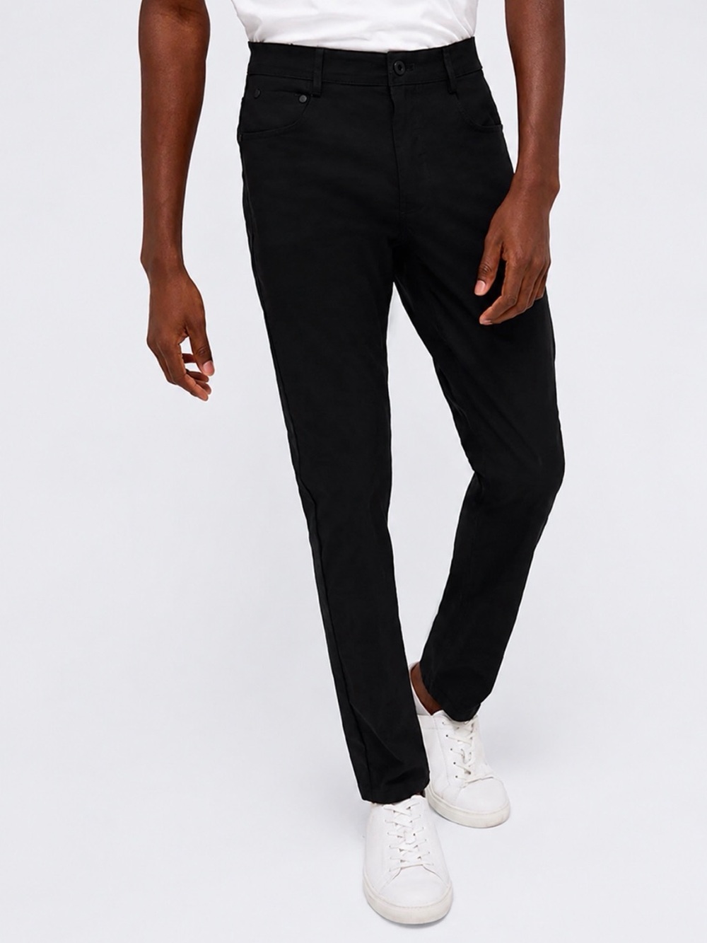 Kenneth Cole New York Men's Black Flex 5 pocket Pants